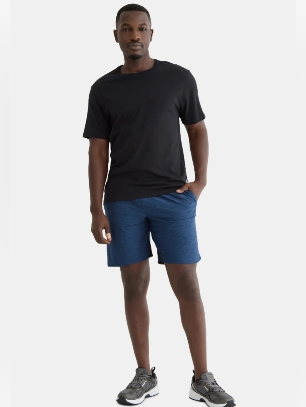 New Athletic Works Men's 3XL (48-50) Jersey Knit Shorts, 9" Inseam w/ drawstring